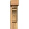 Ekena Millwork Olympic Block Smooth Bracket w/ Offset Brace, Western Red Cedar, 5 1/2"W x 16"D x 20"H BKT0604X16X20OLY05SWR - alternate 4